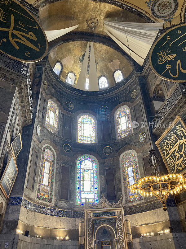 Turkey- İstanbul- Hagia Sophia Mosque - inside